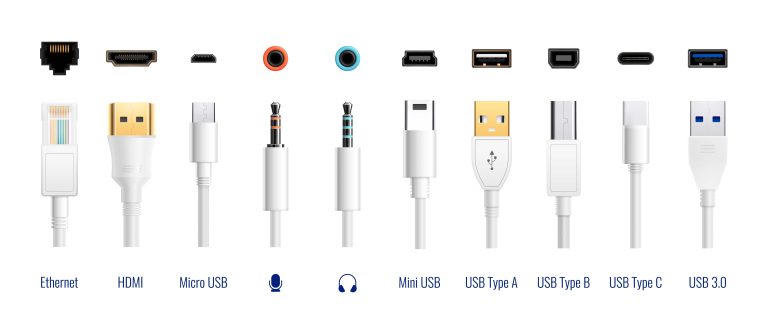 Kable USB i inne przykład